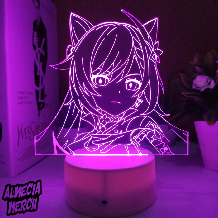 best produk] Lampu Tidur LED Genshin Impact / Night Lamp Acrylic Keqing