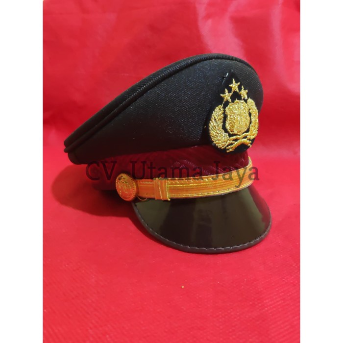 Miniatur Topi Pet POLISI / POLRI SABHARA PAMA