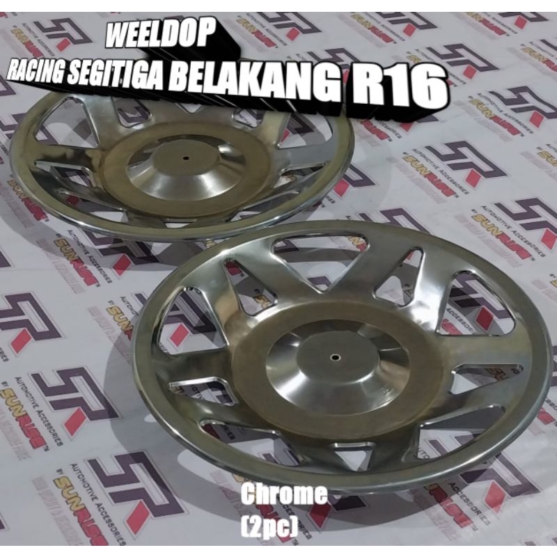 Weldop/Dop Roda TRUK/TRUCK/BIS MEDIUM RING 16 BELAKANG MOTIF BINTANG (2pcs)