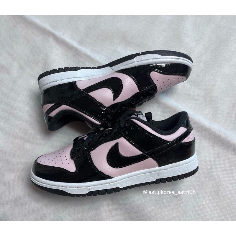 Nike Dunk Low & Black Patent