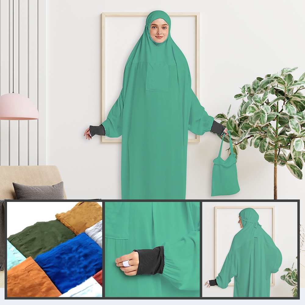 Mukena Malaysia Mukena Manset Mukena Hadramaut Mukena Terusan Jumbo Premium ZMT07  Bahan Rayon Premium Bahan Halus Jahitan Super Rapih