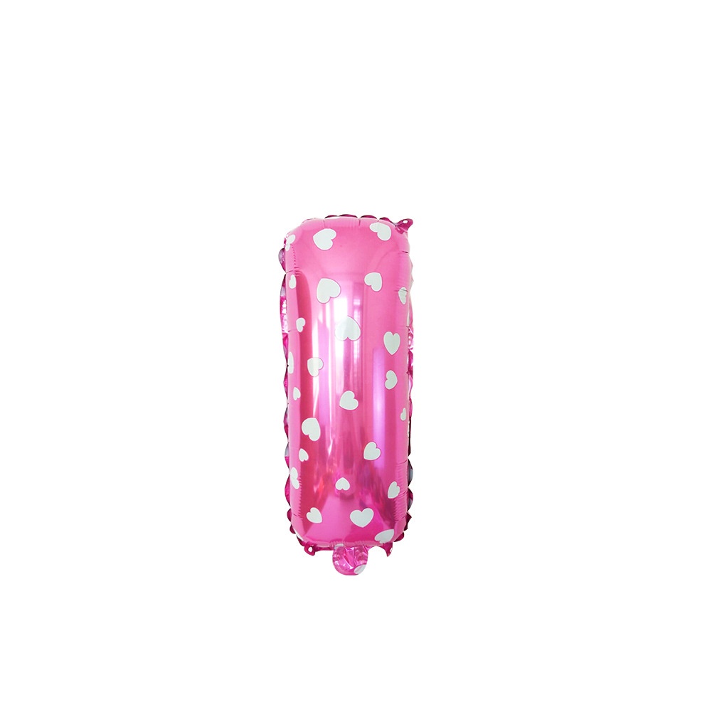 T&amp;Y Balon Foil Huruf Motif Love ±40cm Ballon Foil Abjad Alphabet Pink LOVE Balon Huruf Satuan ± 40 Cm Murah