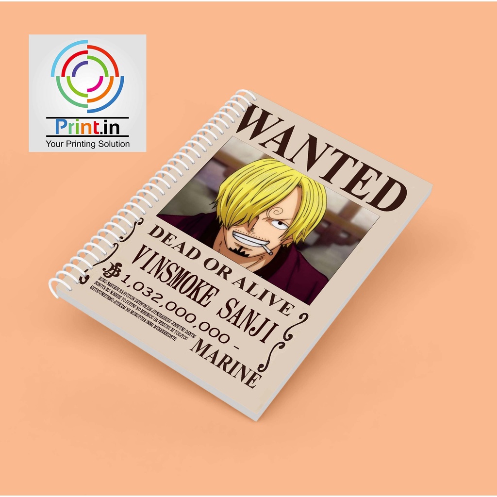 

Notebook Spiral Bounty Sanji Terbaru Hardcover dan Softcover