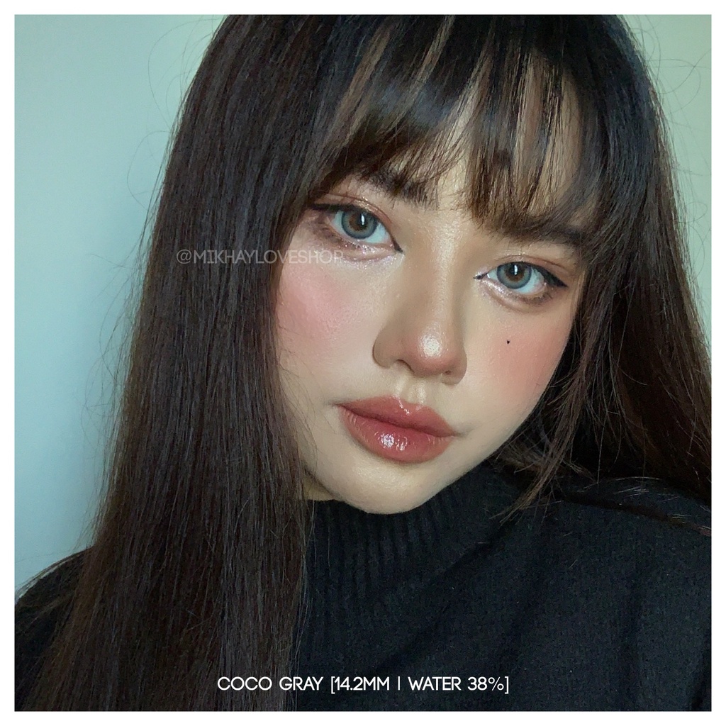 MIKHAYLOVESHOP Softlens Coco Gray (Grey) | EOS