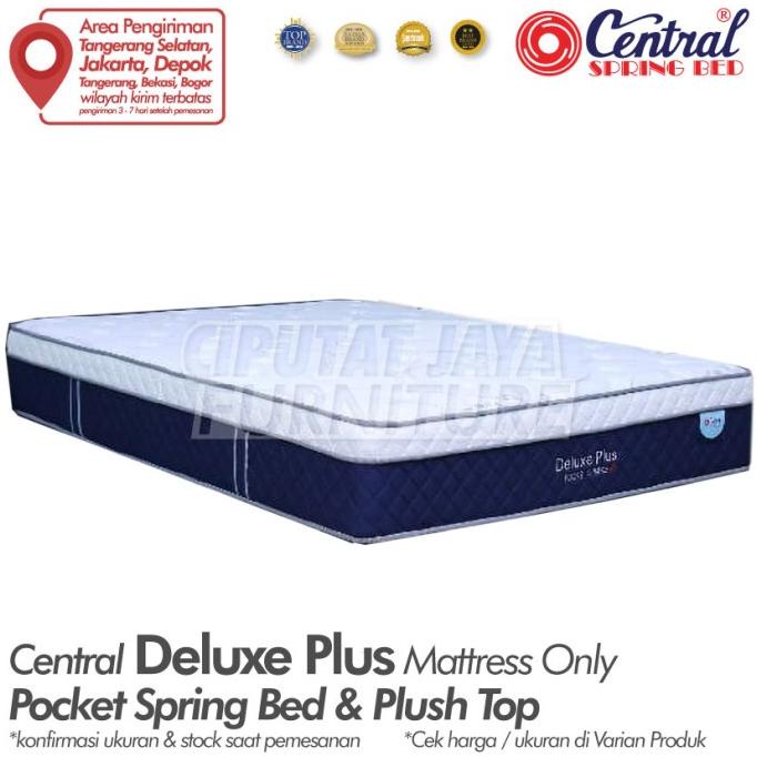promo Spring Bed Central Deluxe Plus - Pocket Spring terlaris