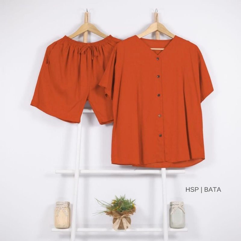 setelan rayon hp/baju tidur/set baju wanita