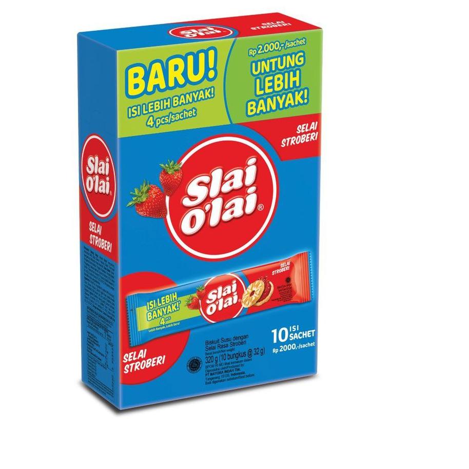 

Menarik Biskuit Roma Slai Olai Strawberry Blueberry Pineapple Nanas Box 10 Sachet,