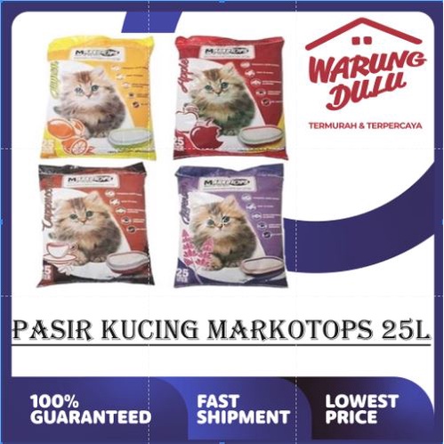 Pasir Kucing MARKOTOPS 25L (EKSPEDISI)