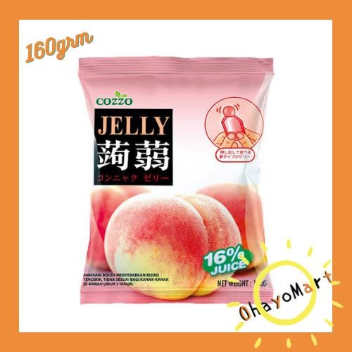 

Cozzo Jelly Agar Rasa Buah Persik / Konnyaku Jelly Peach 160grm