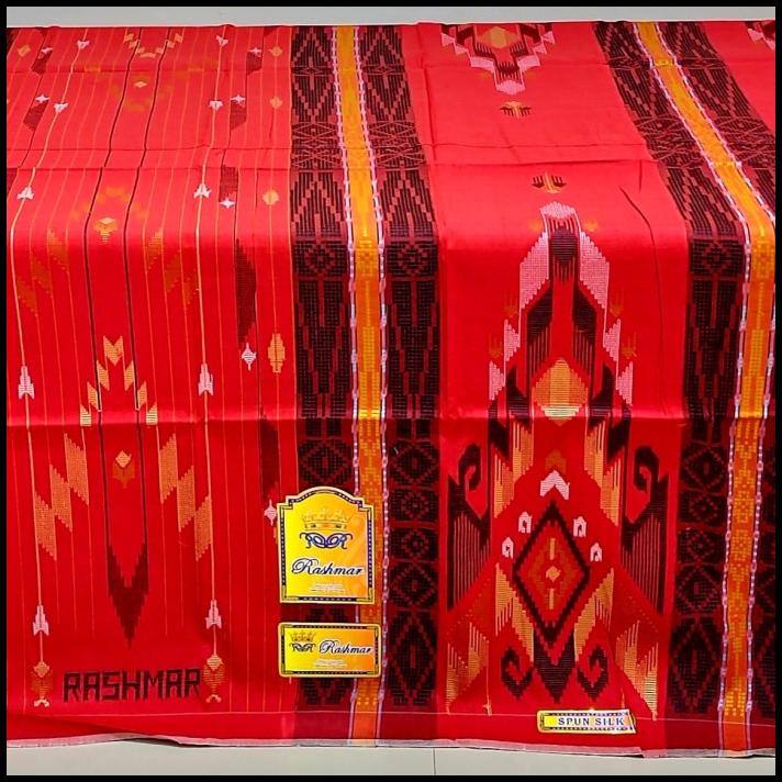 Promo Sarung Tenun Sutra Samarinda Rashmar Spesial Motif Sge Bkan Bhs Tamer