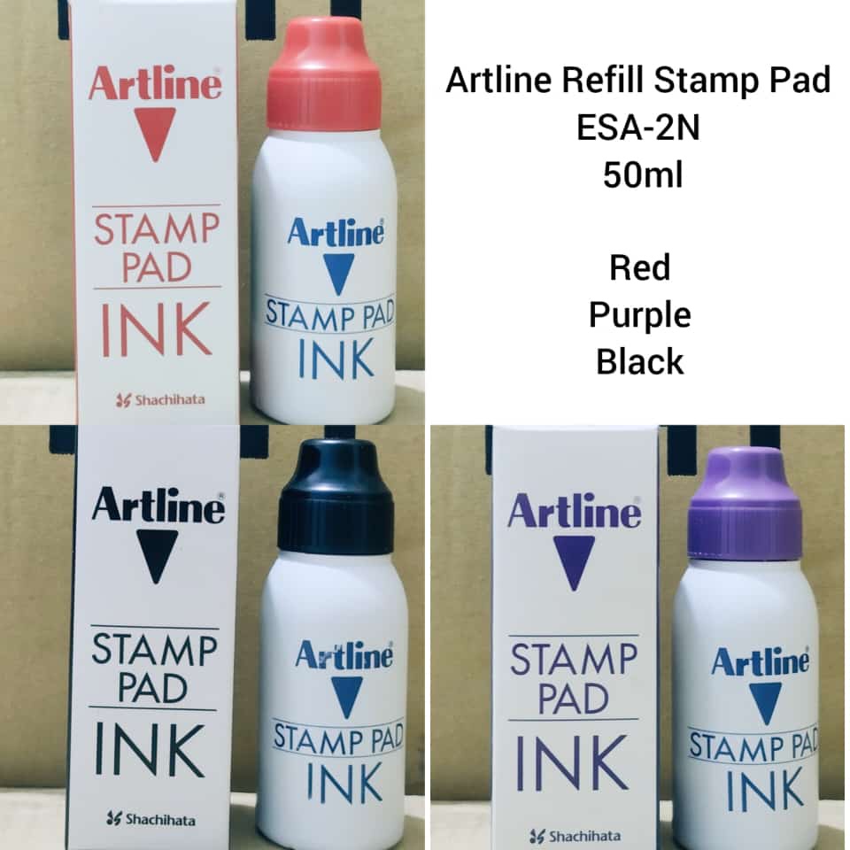 

TINTA SPIDOL / ARTLINE REFILL INK STAMP PAD ESA-2N