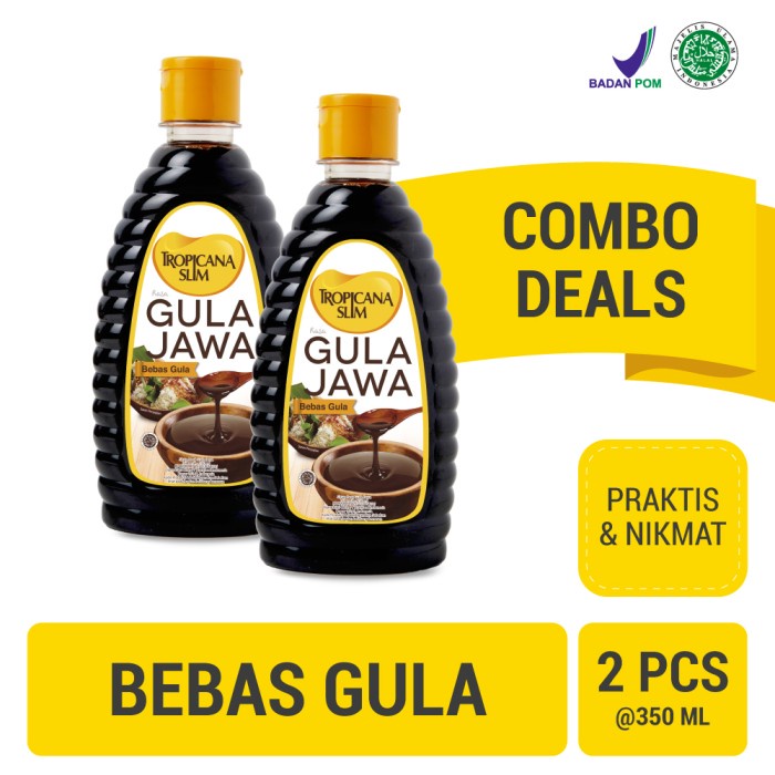 

Twin Pack: Tropicana Slim Gula Jawa 350ml