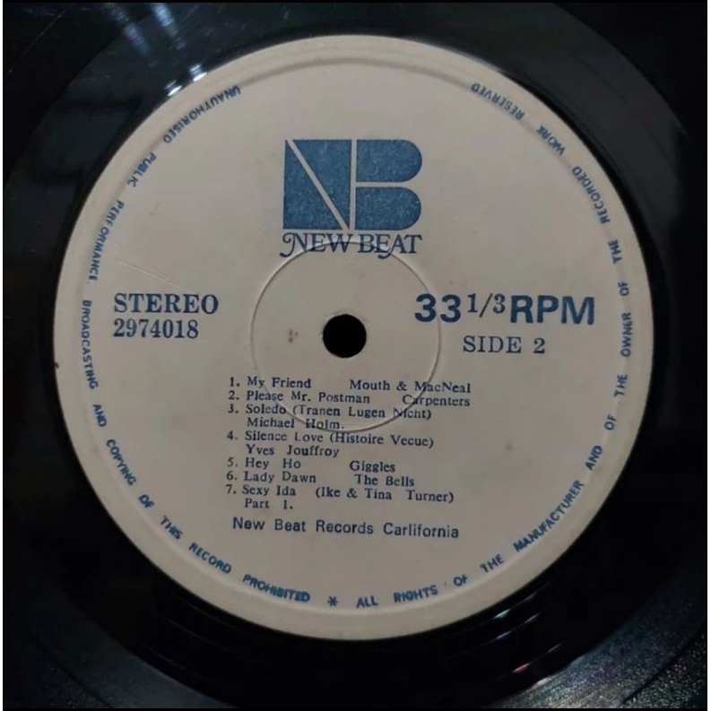 Kaset Vinyl Piringan Hitam 12 inch New Beat