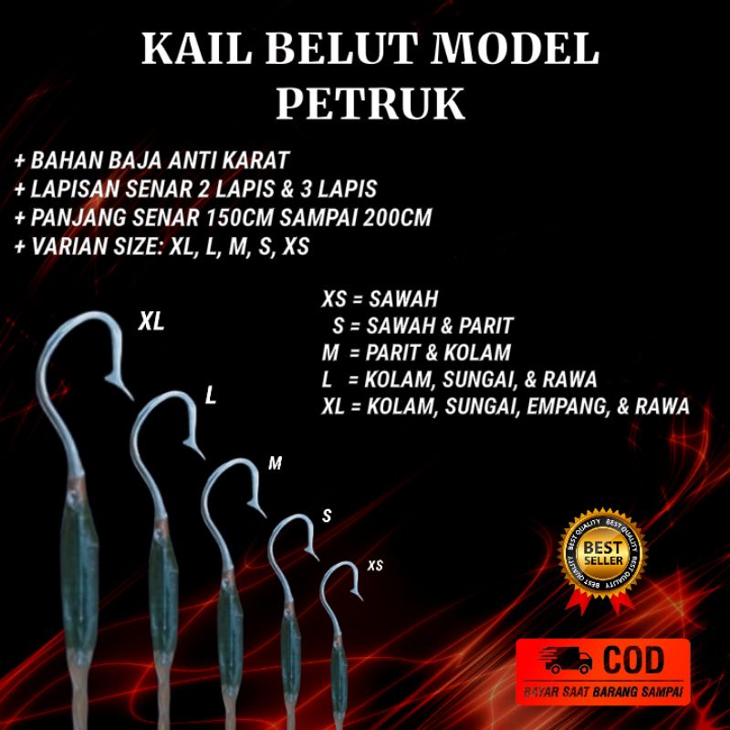 urek belut kail belut urekan belut sawah pancing belut kail baja urek terlaris model kail Petruk
