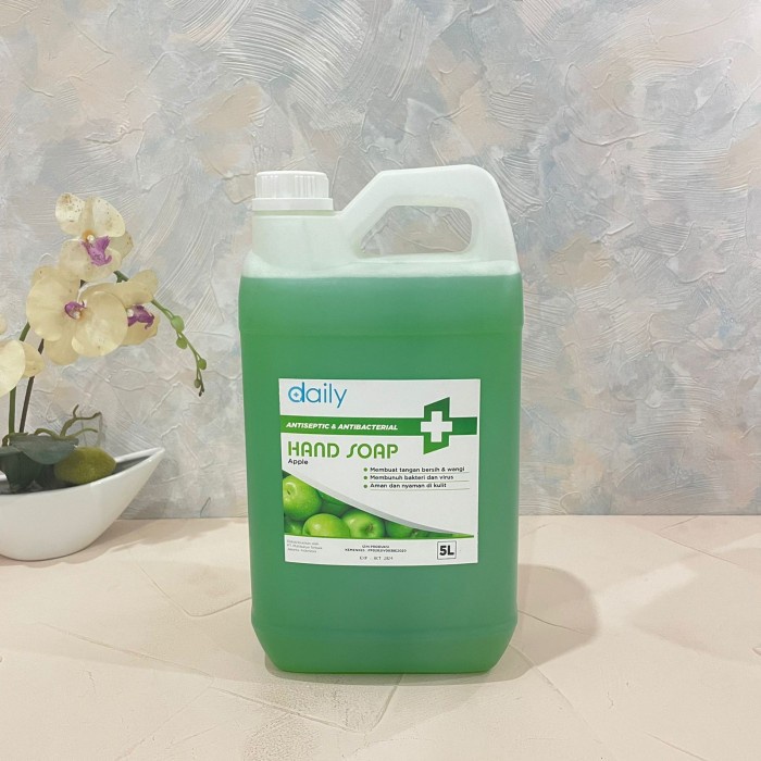 SABUN CUCI TANGAN DAILY HAND SOAP ANTISEPTIC &amp; ANTIBAKTERI 5 LITER