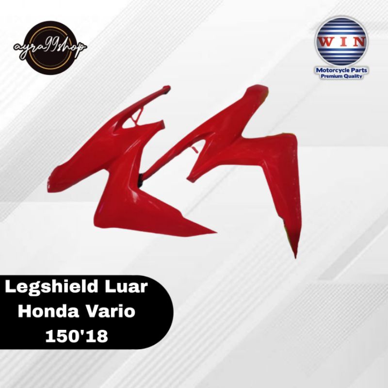 legshield Luar Besar Cover Honda Vario 150/125 Sayap Samping Kanan Kiri Merk WIN All New Body Depan