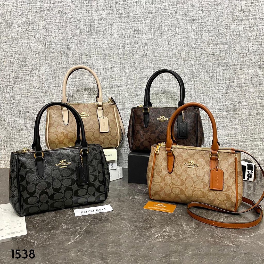 Co@ch Christie Carryall In Crossgrain Leather 1538 (FreeKantongKain+Bubble Wrap)