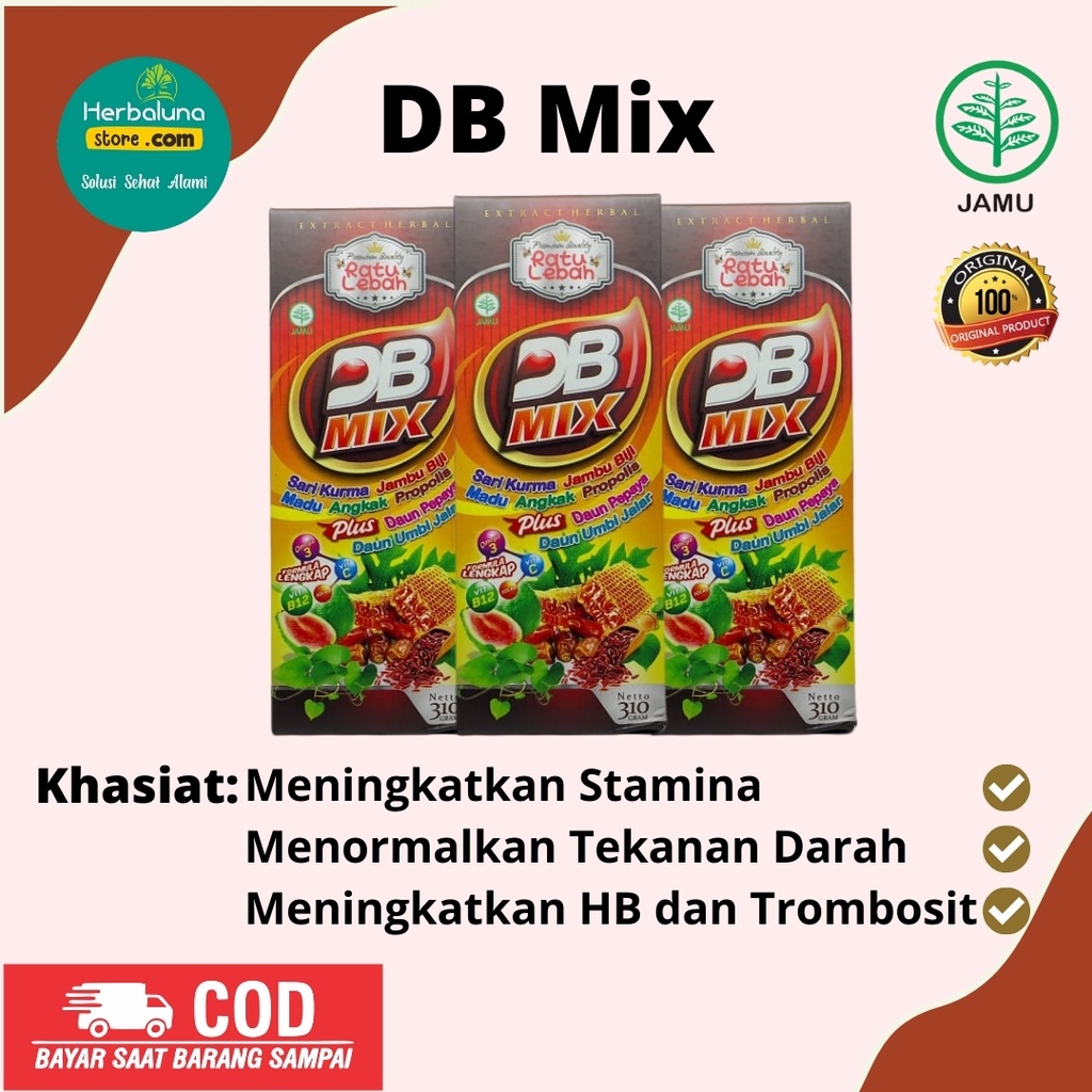 

DB Mix Sari Kurma Madu Angkak Plus Atasi DBD dan Trombosit Turun