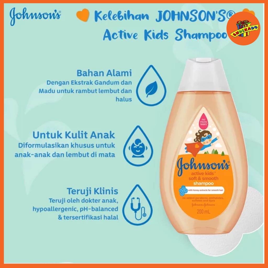 Johnson's Active Kids Soft &amp; Smooth Shampoo Girl