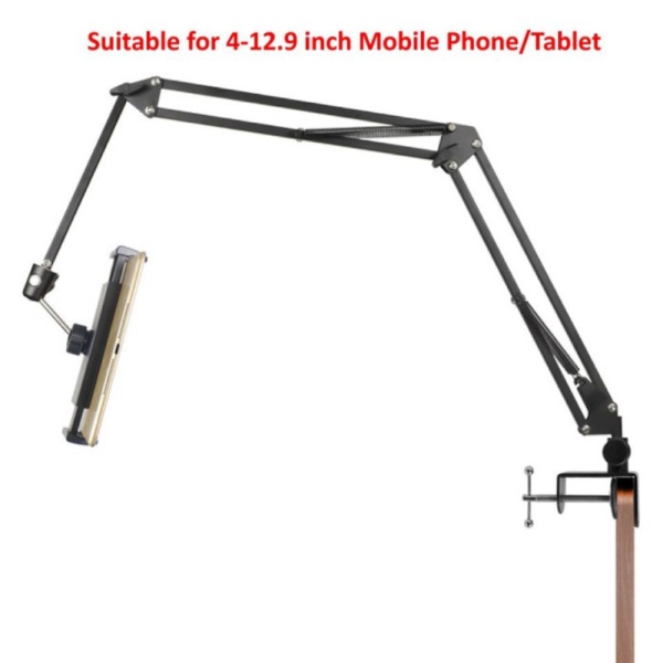 

Unik Lazypod Smartphone Tablet Bracket Long Arm Adjustable 360 Degree Black Murah