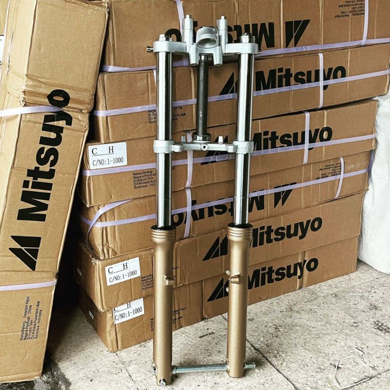 shock depan ninja R mitsuyo set pnp honda cb gl mp tiger