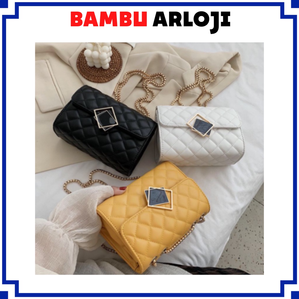 BAJ Tas Selempang Wanita Fashion Slingbag Rantai Cecilia Fashion Terbaru Tas Bahu TF089