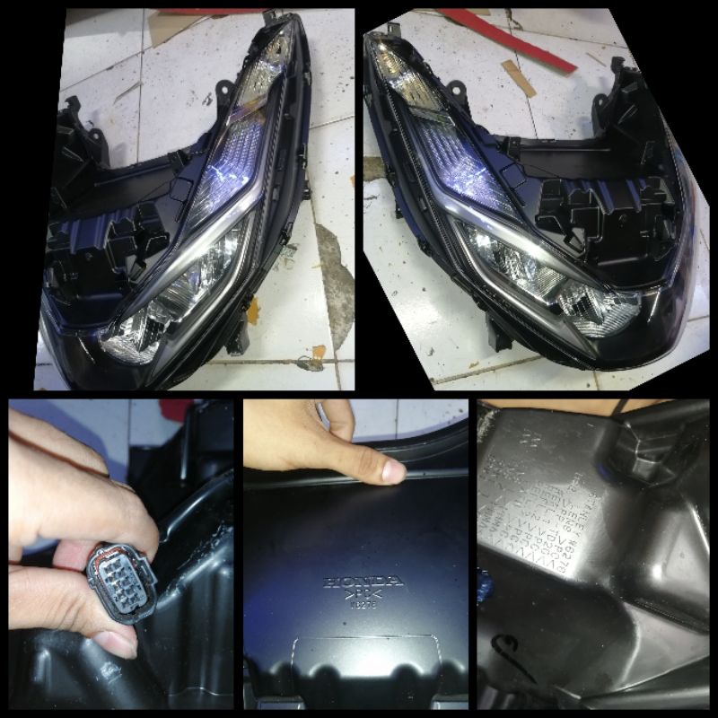 reflektor lampu depan all new pcx 160 2021 original LP