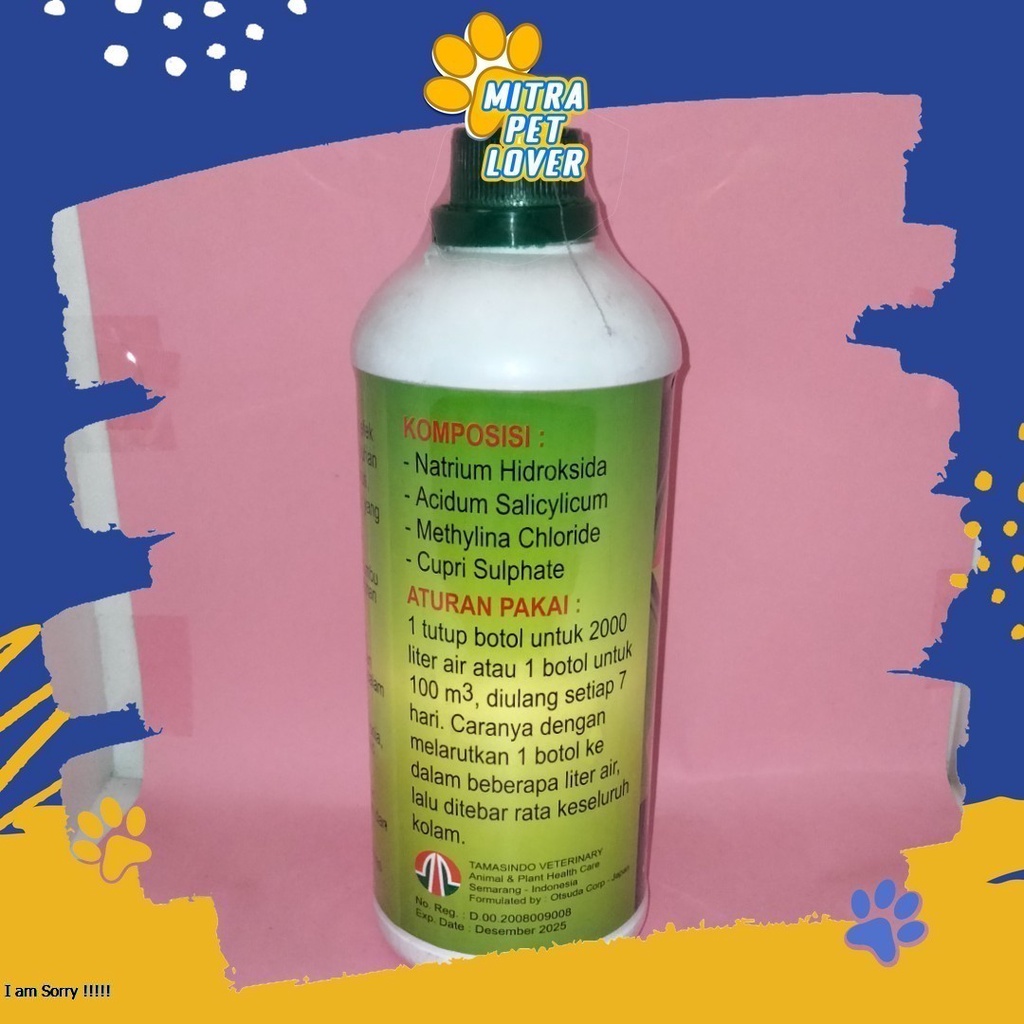 OBAT CAIR ANTI LUMUT UNTUK AIR KOLAM - NEVER GREEN 1LITER - BASMI JAMUR BAKTERI VIRUS SPORA , ORGANIK PERBAIKI KWALITAS AIR-- MURAH GARANSI ORIINAL PET ANIMAL HEALTHCARE VETERINARY TAMASINDO OBAT KESEHATAN &amp; VITAMIN HEWAN BINATANG PELIHARAAN MITRAPETLOVER