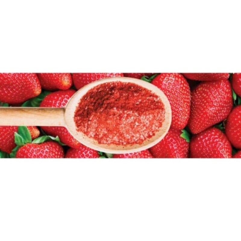 

STRAWBERRY FRUIT POWDER 100GR-BUBUK STROBERI 100% PURE-MURNI