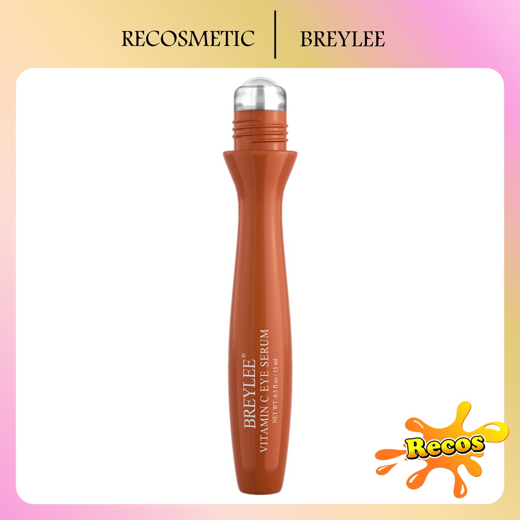 BREYLEE Serum Mata Roll On Vitamin C Mencerahkan Bawah Mata Breylee Vitamin C Eye Serum 15ml