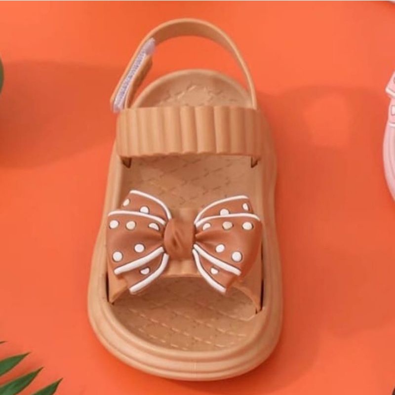 Sandal Tali Anak Perempuan Motif Pita Sandal Import Anak