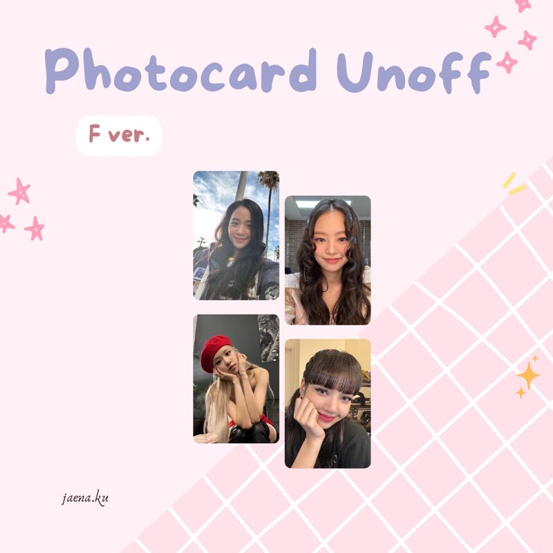 [BLACKPINK] PHOTOCARD UNOFF SELCA #3 BLACKPINK