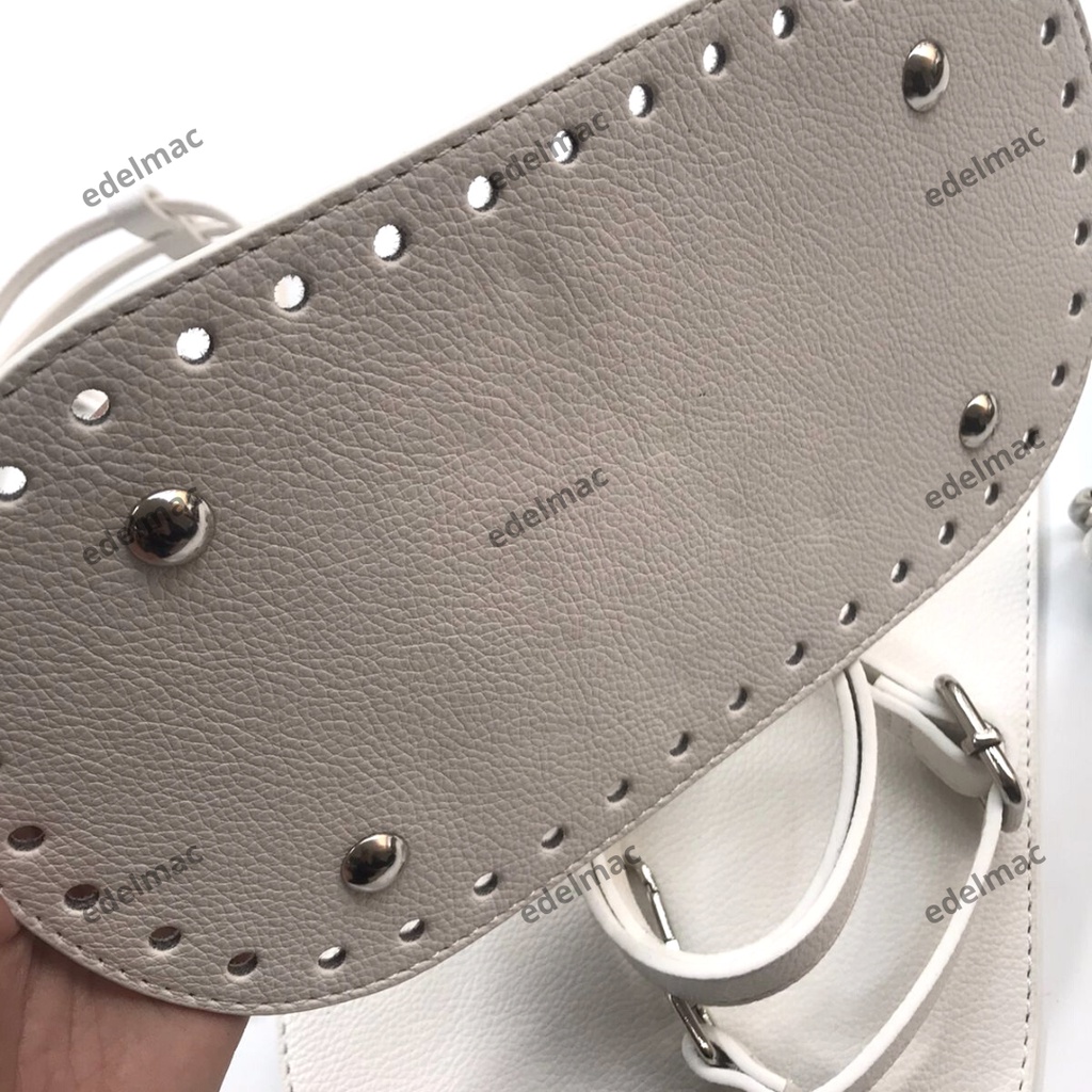 Tali dan Alas Tas Serut Bagpack Set Kulit Sintetis Leather Bottoms Package Lengkap Accesories Bag Straps DIY Handmade