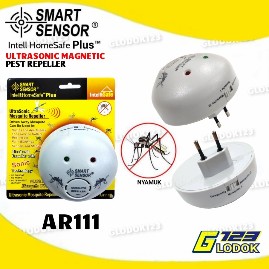Pengusir Anti Nyamuk Pembasmi Serangga Kutu Kecoa Ultrasonic Magnetic