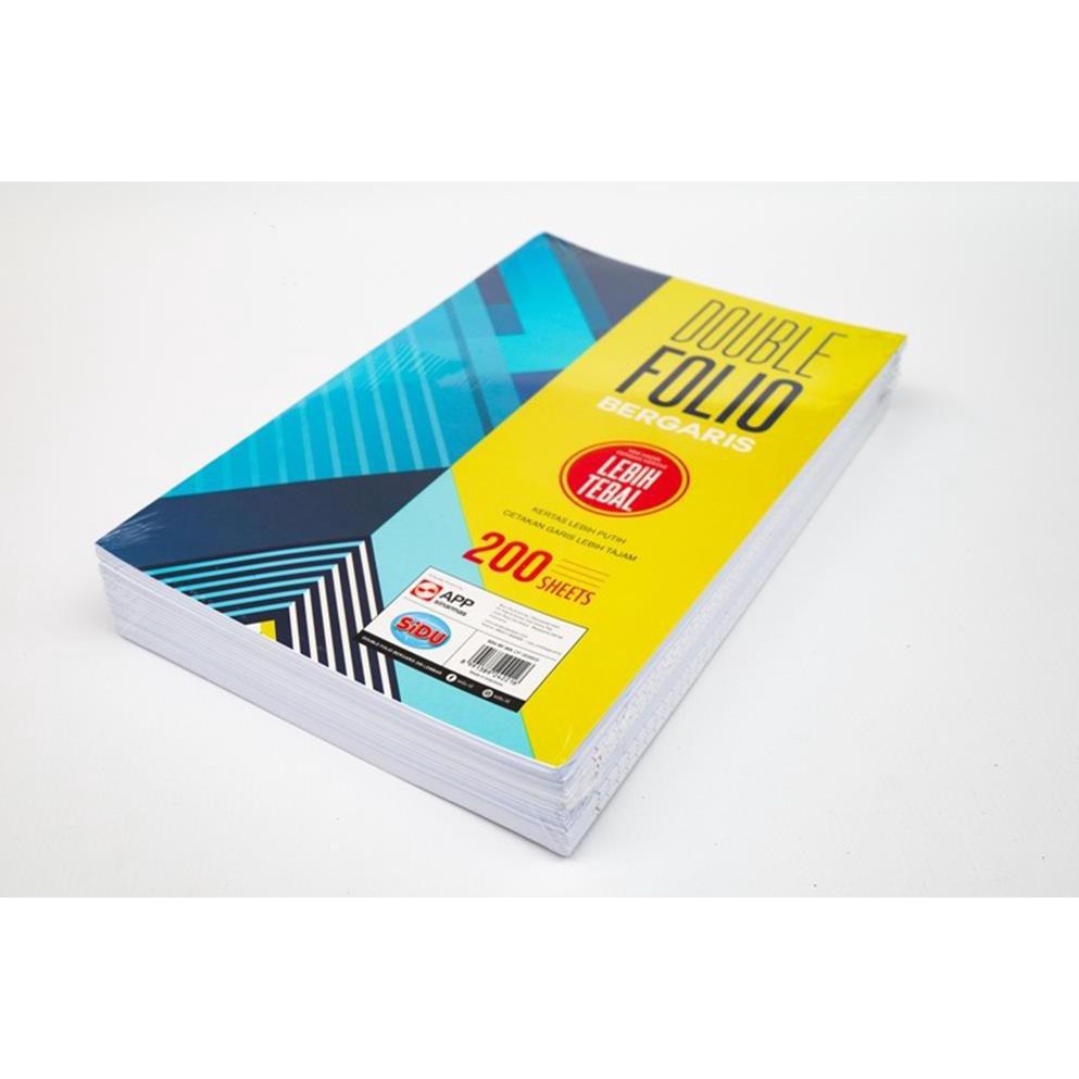 

[PRODUK GNLFU] Kertas/Double Folio Bergaris Sidu 100 Sheets SINAR DUNIA 0JT