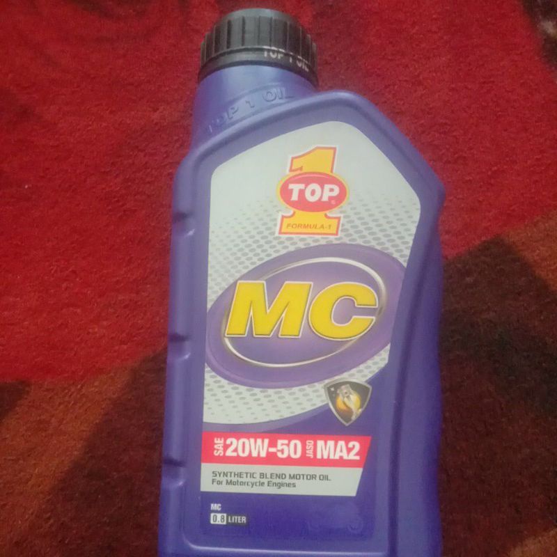 Oli Top 1 MC SAE 20W-50 JASO MA2 0,8Liter