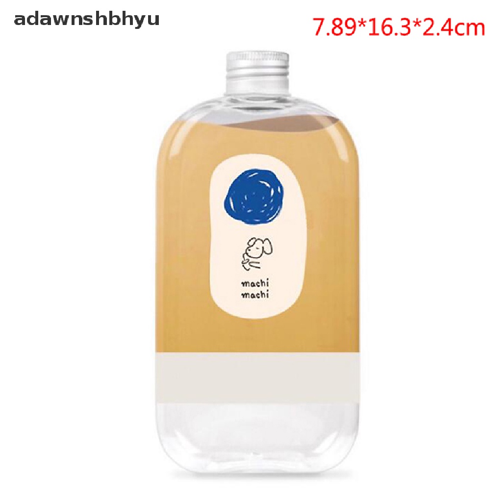 Adawnshbhyu Botol Plastik Tempat Minuman Wadah Penyimpanan Plastic Water Bottle with Lid Tutup ID