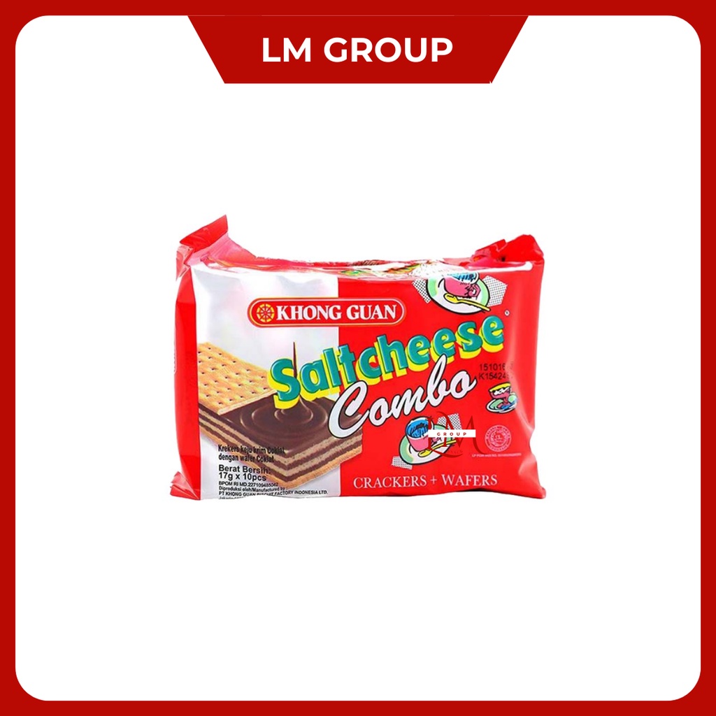 Saltcheese Combo Biskuit Cokelat Khong Guan 1 Pack Isi 10 pcs @20gr