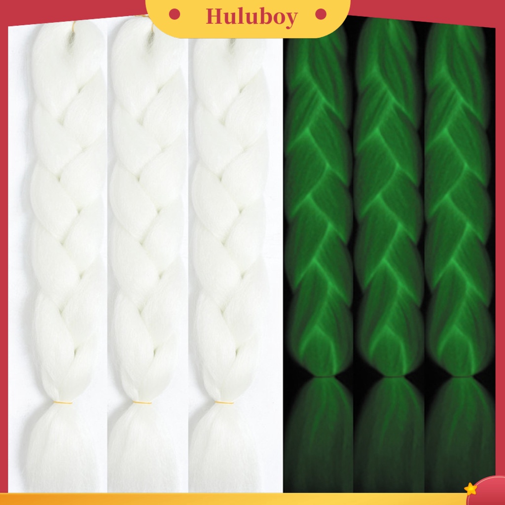 Rambut Palsu Ponytail Model Kepang Bersinar Anti slip Tahan Panas Untuk Dekorasi