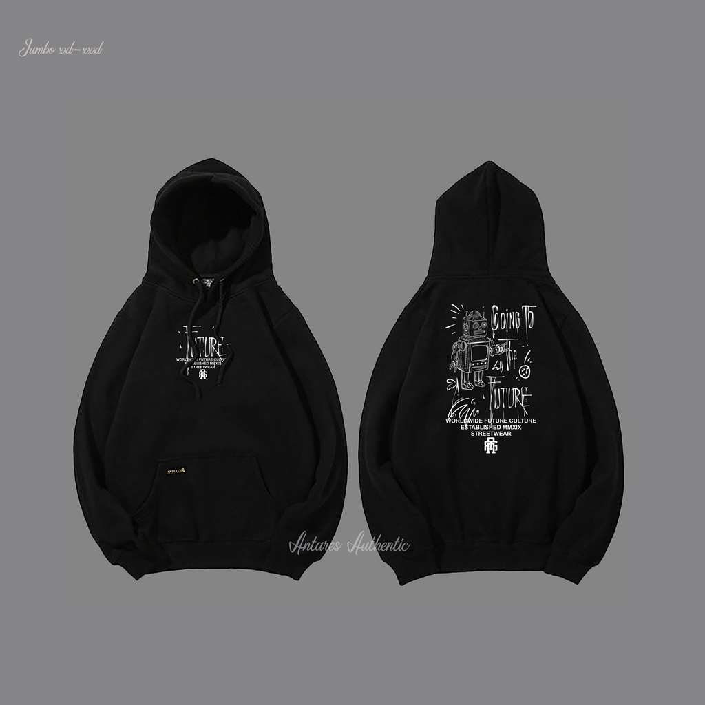 SWEATER HOODIE ANTARES AUTHENTIC DISTRO PRIA ORIGINAL FUTURE