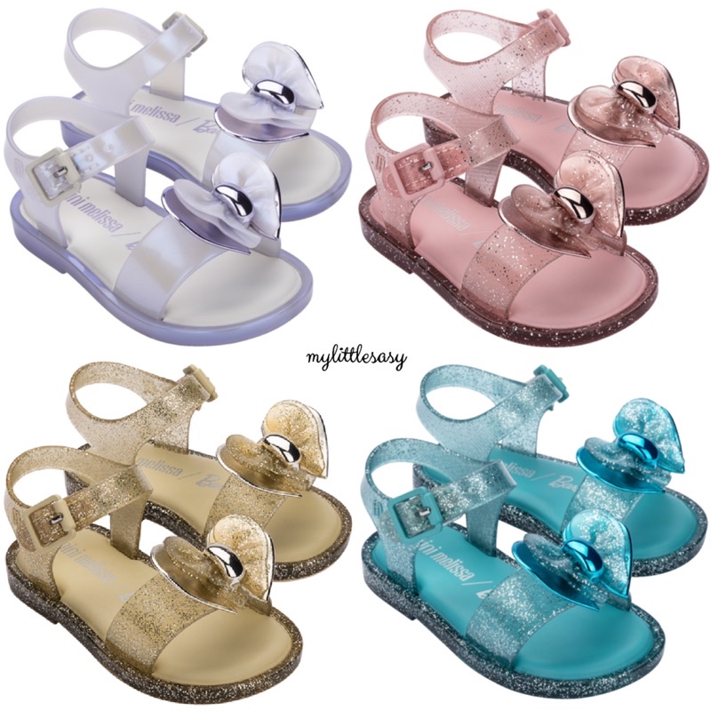 Mini Melissa Mar Sandal + Barbie Bb