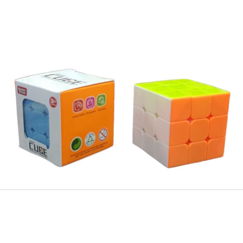 Rubik 3x3x3 magic cube super licin stickerles