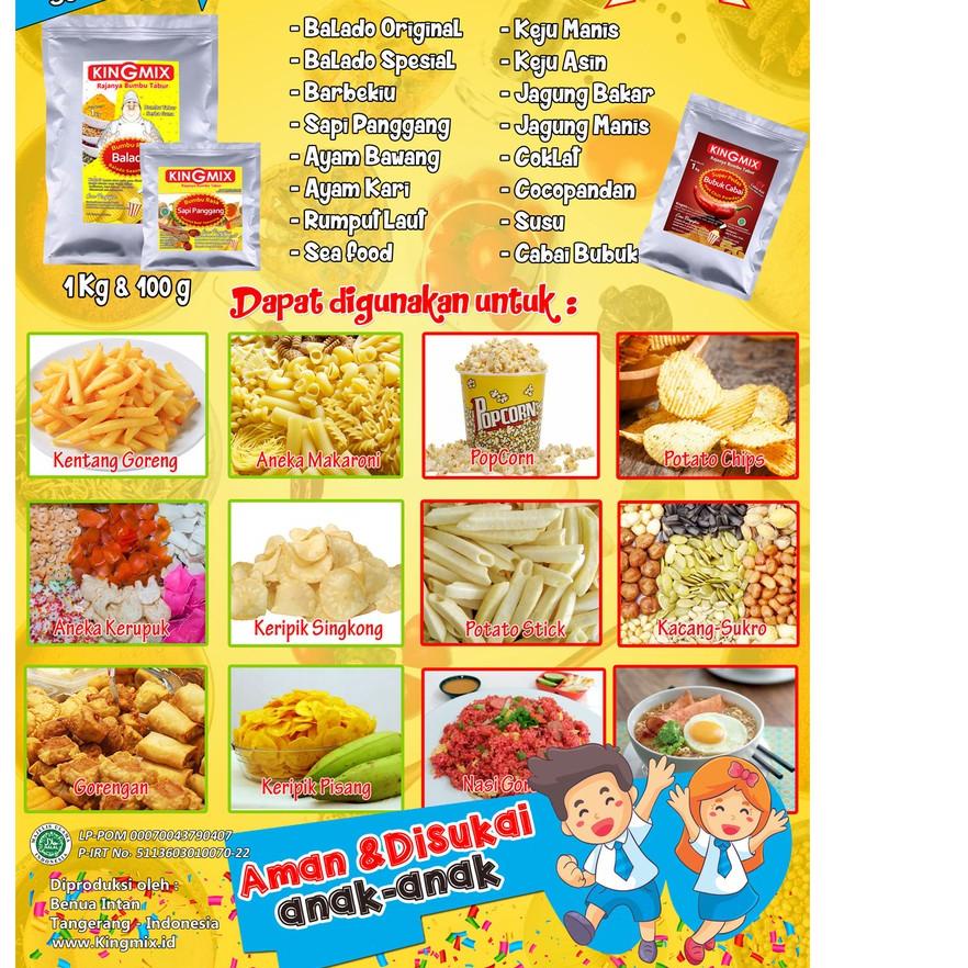 

Quality Control✅Bumbu Rasa Jagung Bakar 1 KG KINGMIX PREMIUM|KD6