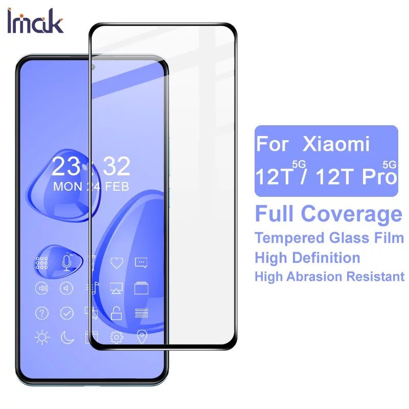 IMAK Xiaomi 12T 5G / 12T Pro Premium Tempered Glass Pro+ / H