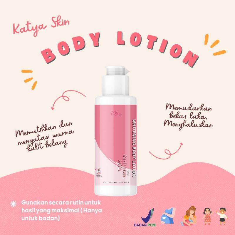 Katya Skin Whitening Body Lotion With Salmon DNA