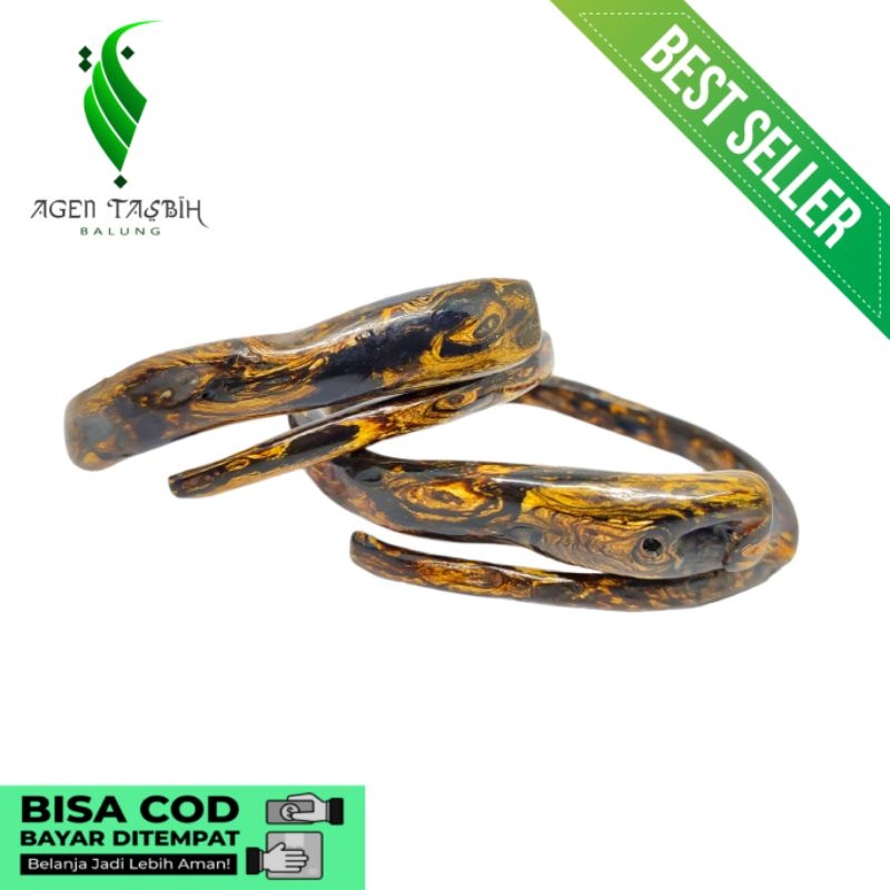 Gelang Akar Bahar Brahma Motif Batik_Size 6,5cm &amp; 7cm