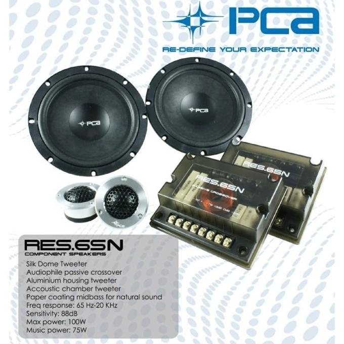 Paket Audio Mobil Speaker Pintu Depan Pca + Subwoofer Kolong Original