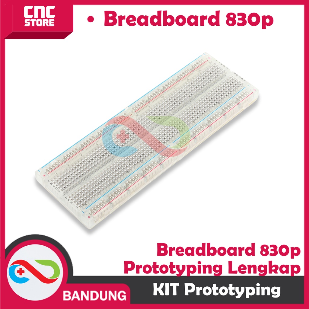 PAKET LENGKAP BREADBOARD KIT PROTOTYPING MB102 830P