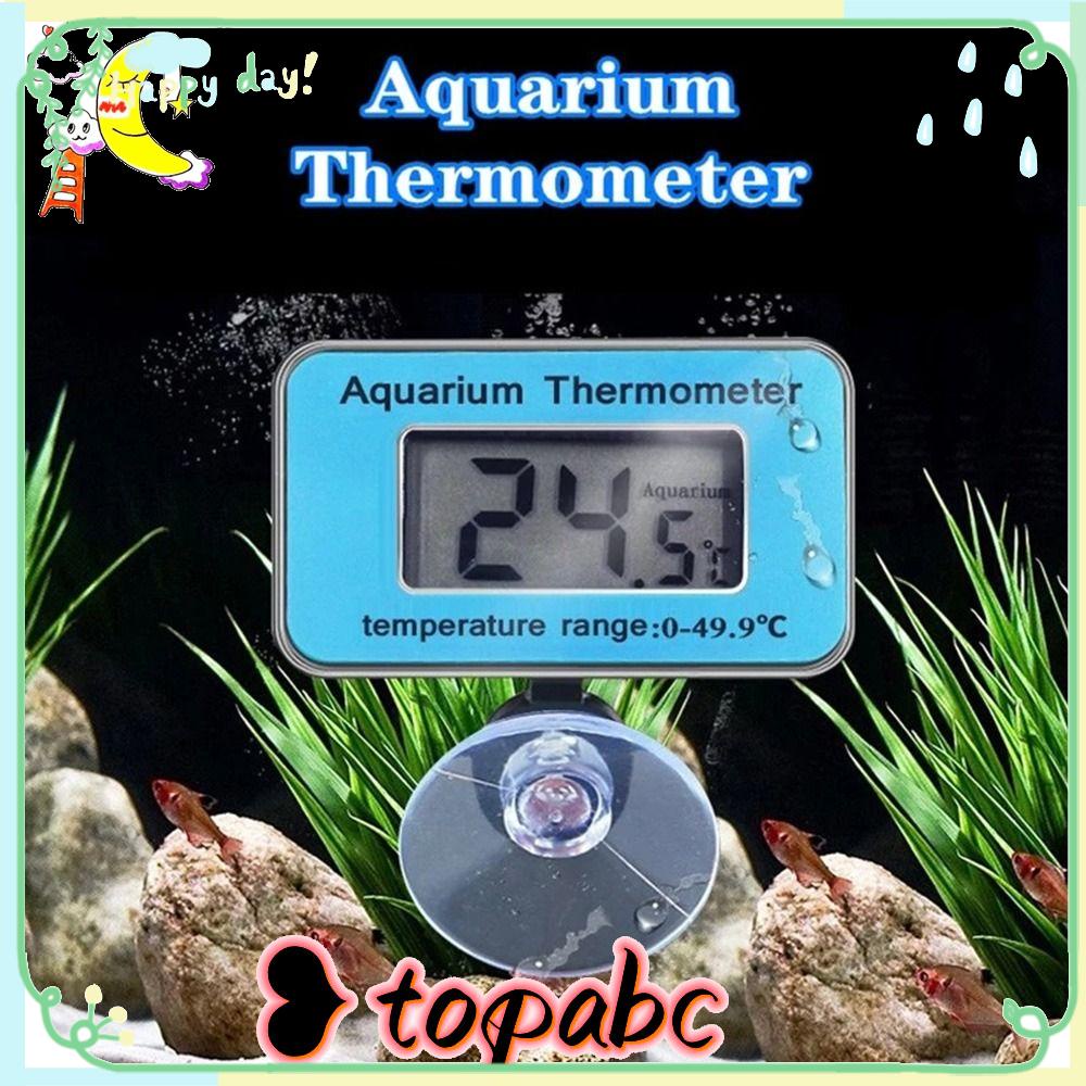 Top Aquarium Thermometer Termometer Profesional Digital Display Pengukur Suhu Tahan Air