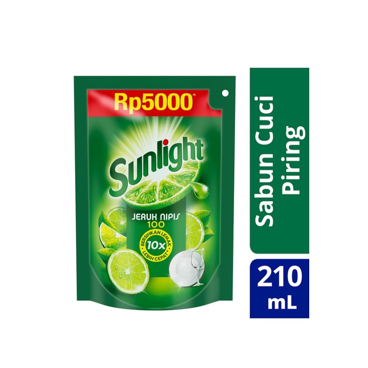 Sunlight Jeruk Nipis Refill 210 ml